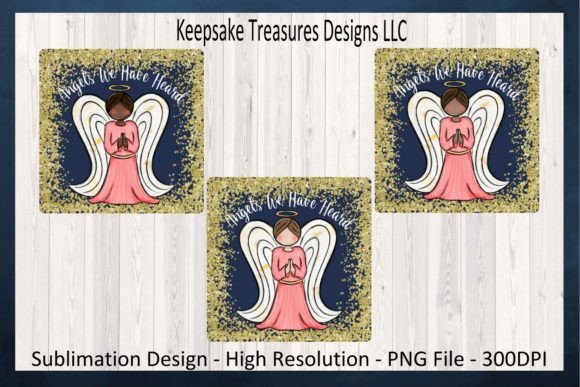 Angels We Have Heard Christmas Ornaments Illustrations