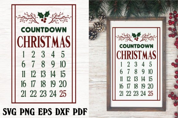 Christmas Countdown Calendar: Festive Illustrations for Blogs