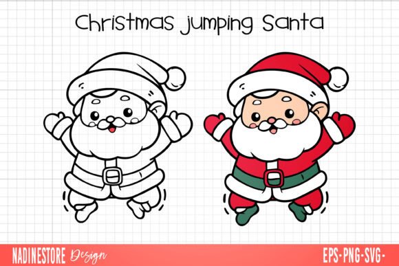 Christmas Santa Claus SVG: Illustrations for Branding