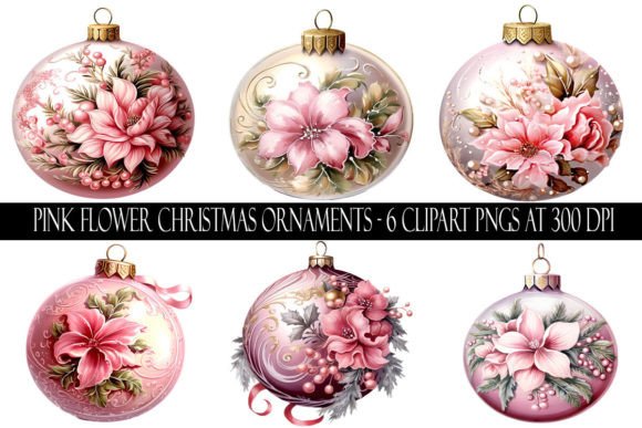 Pink Flower Ornament Clipart: Illustrations Review