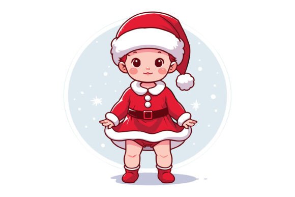 Review: Baby Girl Wearing Christmas Hat Design
