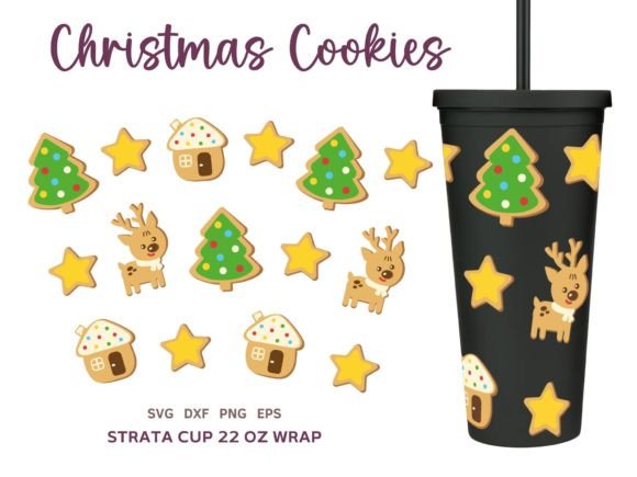 Review: Christmas Cookies Strata Tumbler 22oz Illustrations