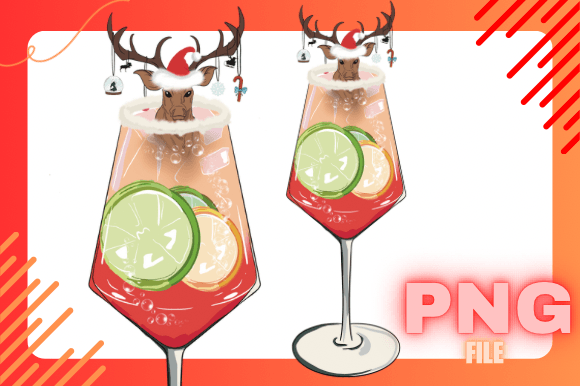 Reviewing Christmas Drink Deer for Holiday Embroidery