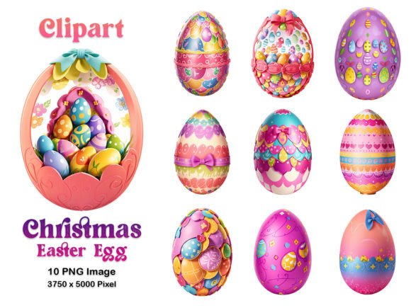 Reviewing Christmas Easter Egg Clipart for Stitching