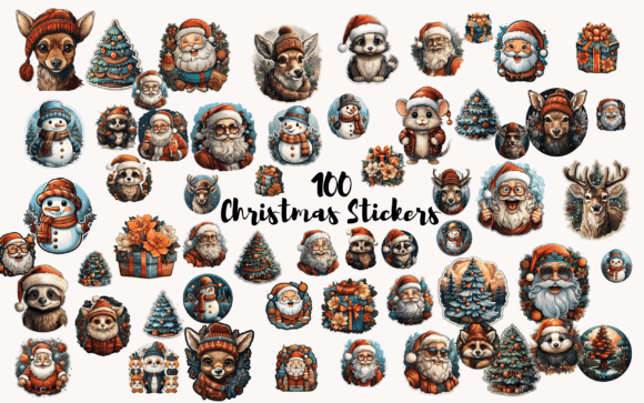 Reviewing the 100 Christmas Stickers Clipart Bundle for Embroidery